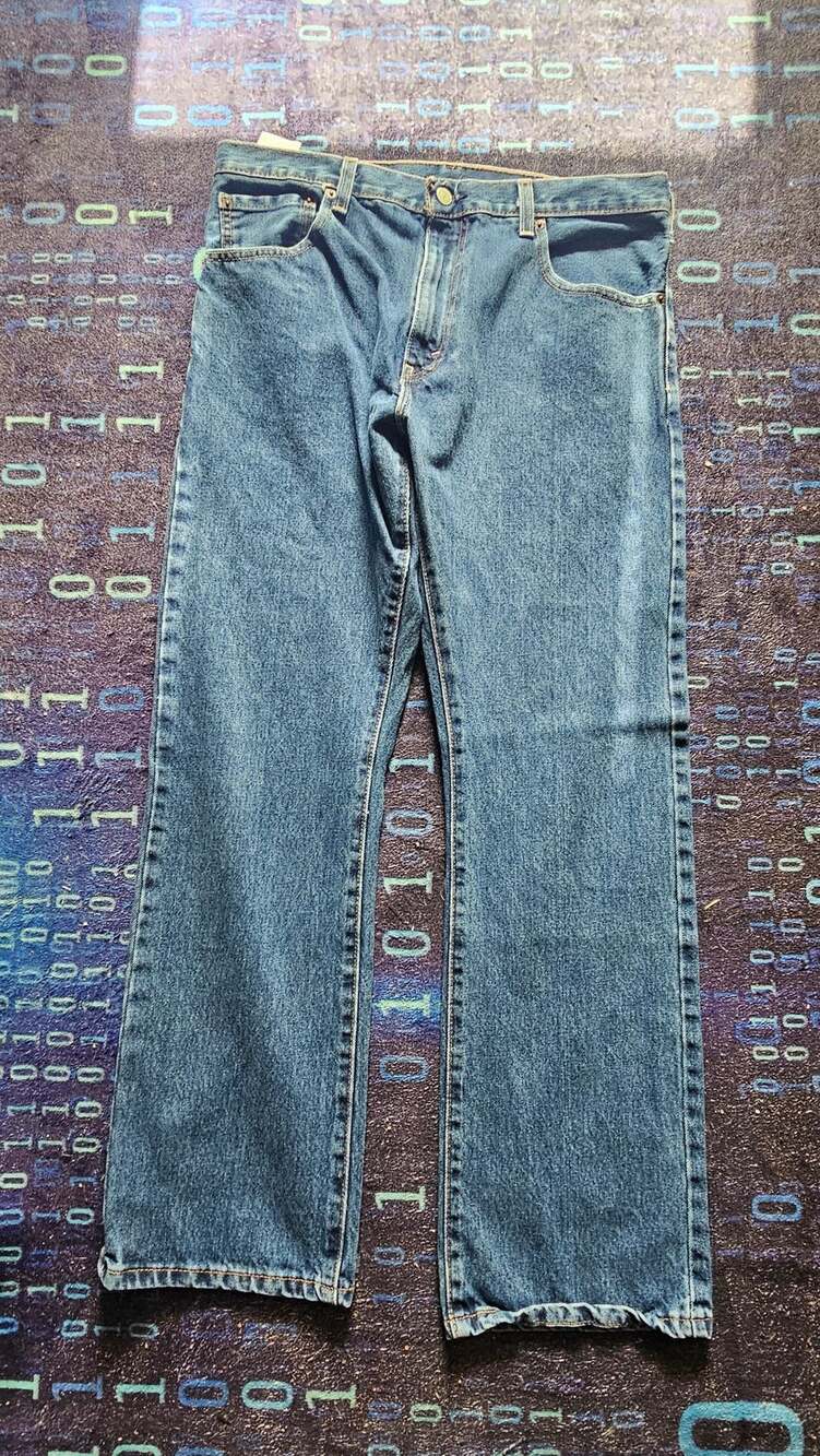 Levi's 517 Bootcut Jeans W34 L30 Blue Denim